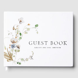 sierlijke wilde bloem gastenboek