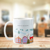 Sierlijke Winterdorpen Mok - Aanpasbaar Cadeau