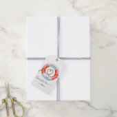 Sierlijke Zee Thema Gift Tags Cadeaulabel (Met Touw)