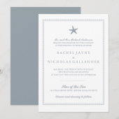 sierlijke zeester | Bruiloft Kaart (Voorkant / Achterkant)