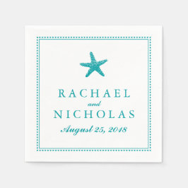 sierlijke zeester | Bruiloft Servet