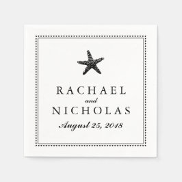 sierlijke zeester | Bruiloft Servetten