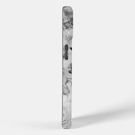  sierlijke zwart-witte rozen bloemenrozen Case-Mate iPhone case (Achterkant / Rechts)