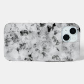 sierlijke zwart-witte rozen bloemenrozen Case-Mate iPhone case (Achterkant (horizontaal))
