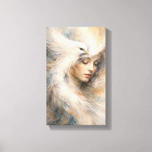 Sierlijst (Vrede Van De Vogel) Moderne Kunst Canvas Afdruk (Voorkant)