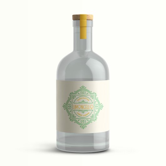 Sierlogo frame Limoncello Likeurfles Etiket