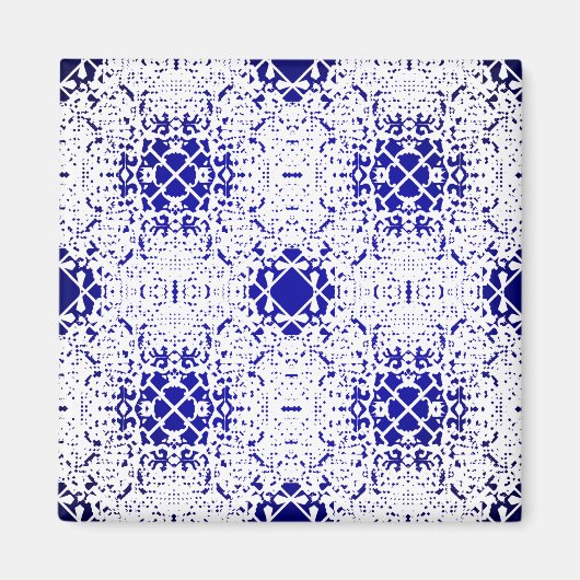 Siermagneet - Blauwe bes Magneet (Voorkant)