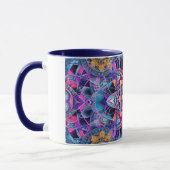 Siermandala blauw mok (Links)