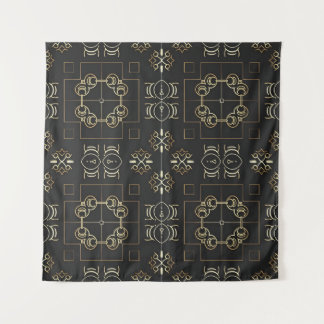 Siermedaillon Geometrische Vierkante Wandtapijt Wandkleed