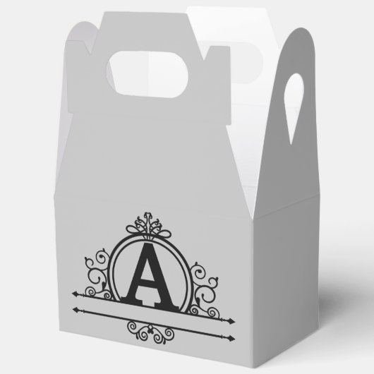 Siermonogram A Bedankdoosjes (Open)