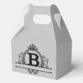 Siermonogram B Bedankdoosjes (Voorkant)