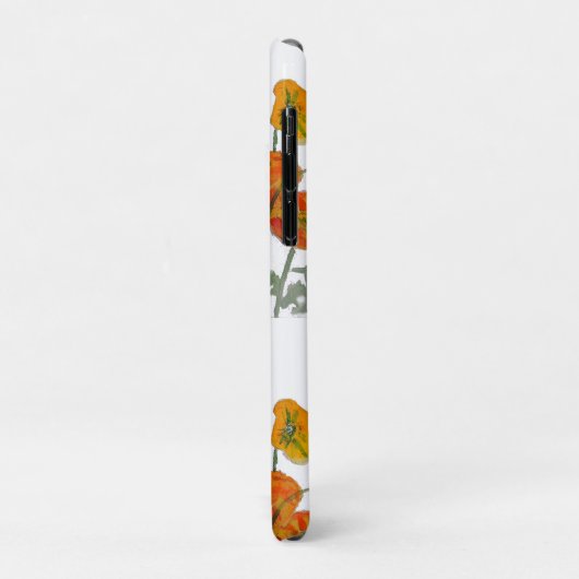 Siermotief Oranjerode Klaprozen Meisjes Case-Mate iPhone Case (Achterkant/links)