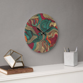 Siermuurkunst en decoratieklokken grote klok