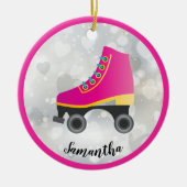 Sierobject met ontwerp voor roller skating keramisch ornament (Voorkant)