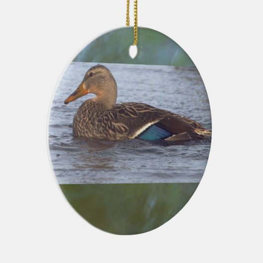 Sierobject Wilde Eend Keramisch Ornament (Rechts)