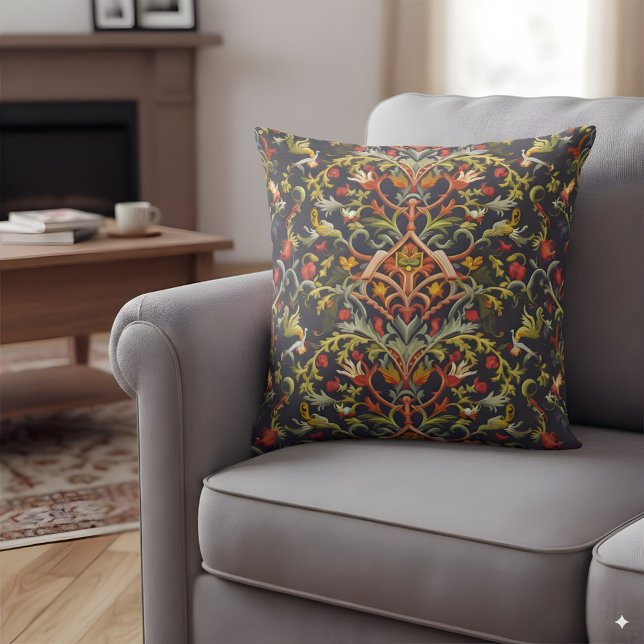 Sierontwerp geïnspireerd door William Morris Kussen (Creator heeft geüpload)