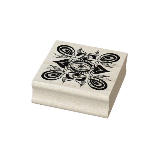 Sieroog - Weirdcore Botanische Tattoo Stijl Rubberstempel (Stempel)
