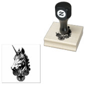 Sierpaard abstract rubberstempel (Gestempeld)