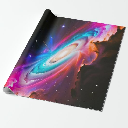 Sierpapier Galaxy Fantasy verjaardagscadeau Cadeaupapier (Uitgerold)