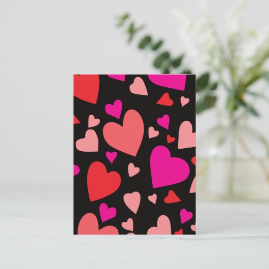 Sierpapier hart 1 feestdagenkaart (Staand voorkant)