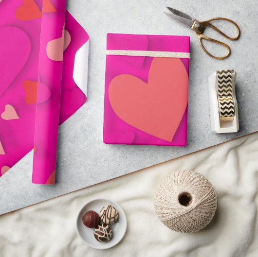 Sierpapier hart 2 cadeaupapier (Crafts)