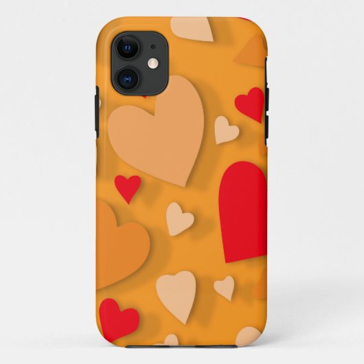 Sierpapier hart 7 Case-Mate iPhone case (Achterkant)
