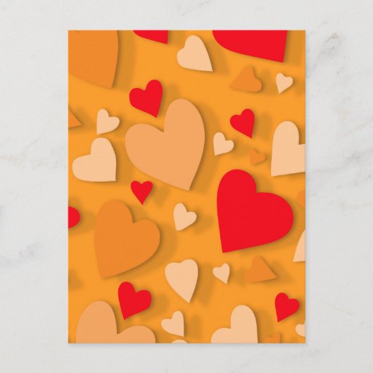 Sierpapier hart 7 feestdagenkaart (Voorkant)