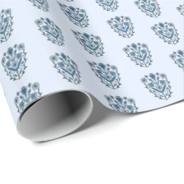 Sierpapier met bloempatroon cadeaupapier