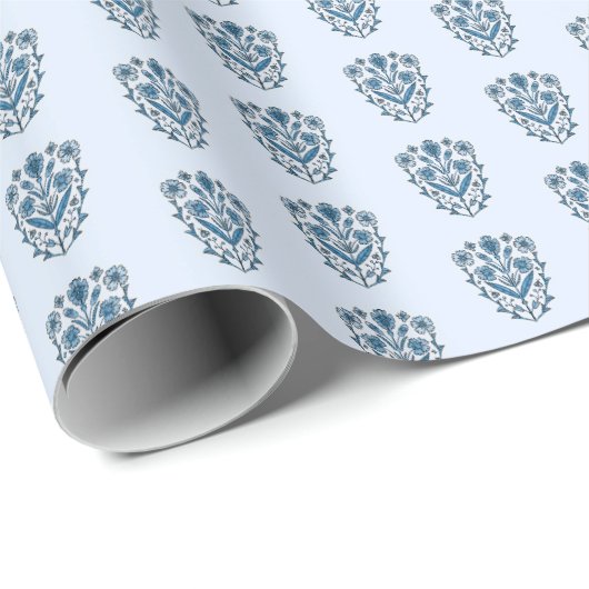 Sierpapier met bloempatroon cadeaupapier (Rol Hoek)