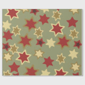 Sierpapier met sterrenmotief cadeaupapier (Vlak)