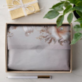 Sierpapier Roze Bloemen Tissue Paper Tissuepapier (Geschenk)