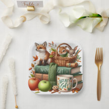 Sierpapierbord Herfst Thema