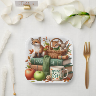 Sierpapierbord Herfst Thema Papieren Bordje