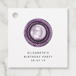 Sierparel en kant bedankjes labels