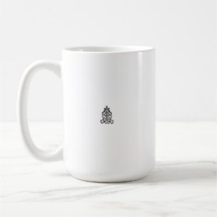 Sierpatronen in een opvallend zwart-wit koffiemok