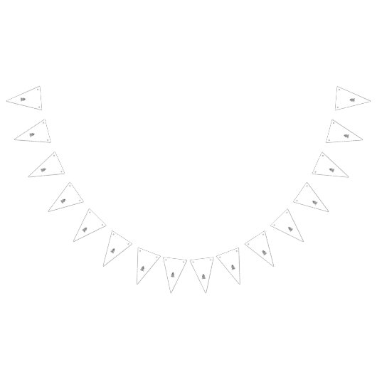 Sierpatronen in een opvallend zwart-wit vlaggetjes (Alle)