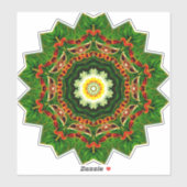 Sierpatroon, feestelijk ontwerp, sticker (Vel)