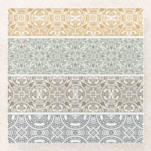 sierpatroon glazen onderzetter