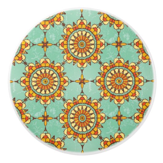 sierpatroon keramische knop (Voorkant)