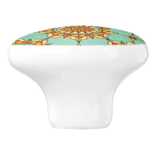 sierpatroon keramische knop (Zijkant)