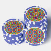 Sierpatroon, meerkleurig, poker chips (Opstapeling)