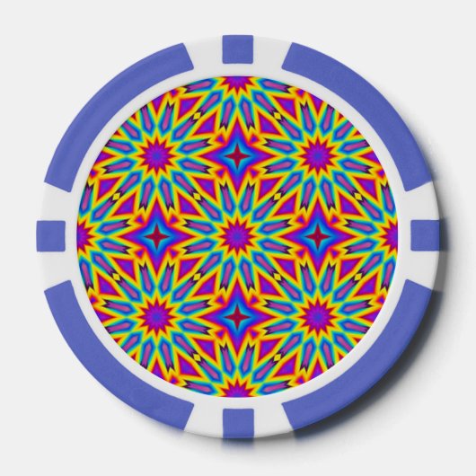 Sierpatroon, meerkleurig, poker chips (Voorkant)
