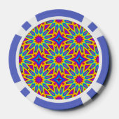 Sierpatroon, meerkleurig, poker chips (Achterkant)