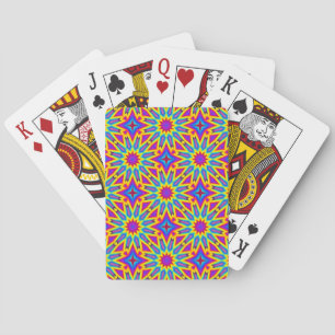 Sierpatroon, meerkleurig, pokerkaarten