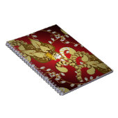  sierpatroon op rood, geel en b notitieboek (Rechterzijde)