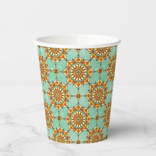 sierpatroon papieren bekers (Links)