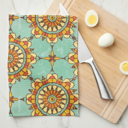 sierpatroon theedoek (Quarter Fold)