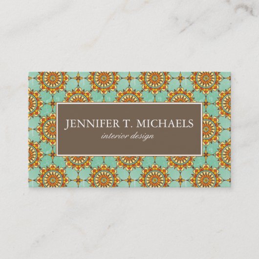 sierpatroon visitekaartje (Voorkant)