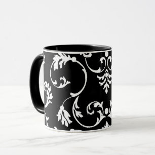 Sierpatroon zwart-wit mok