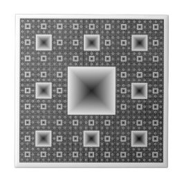 Sierpiński Carpet fractal Tegeltje